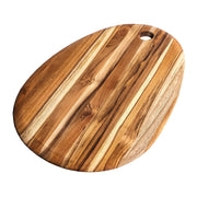 Teakhaus Elegant Teakwood Serving Board, 1/2" High, Brown - 18"