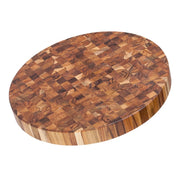 Teakhaus Butcher Block Teakwood Cutting Board, Brown - Round