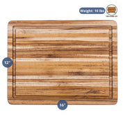 Teakhaus Butcher Block Teakwood Cutting Board, Brown - photo 2