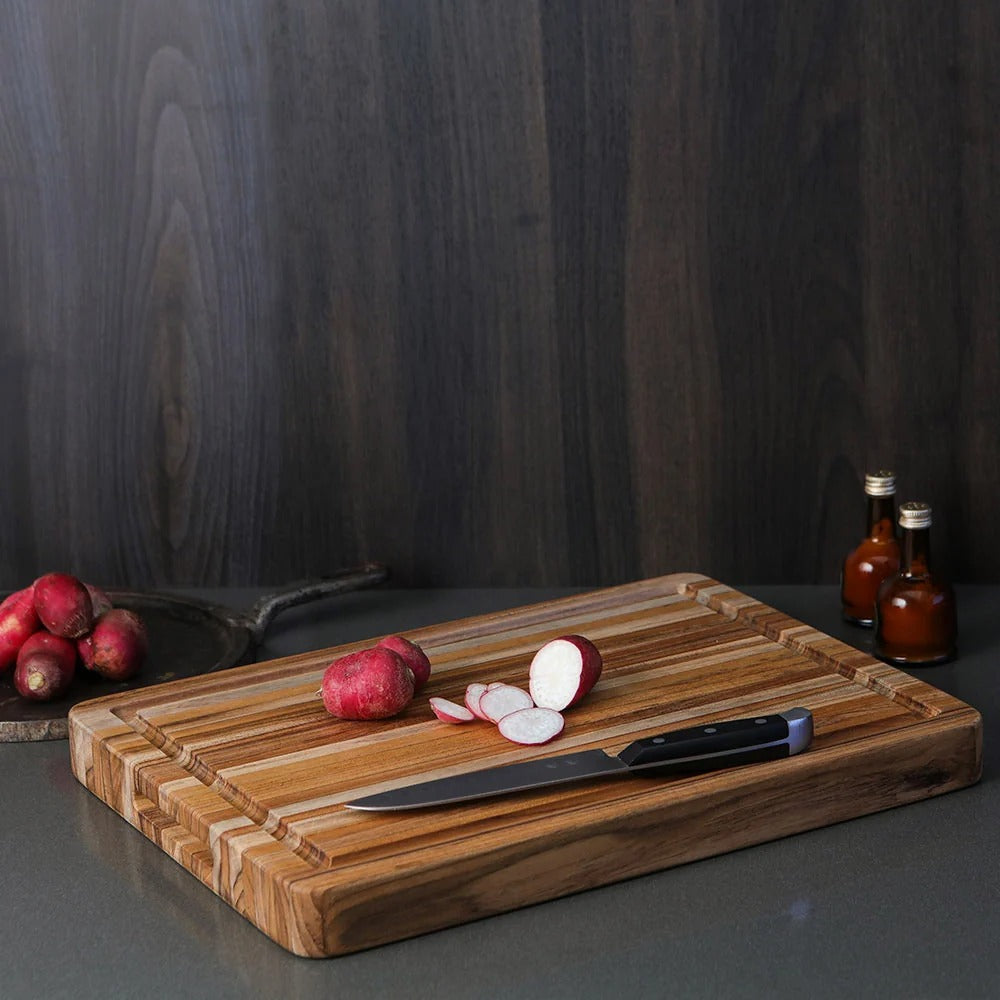 Teakhaus Butcher Block Teakwood Cutting Board, Brown - photo 6