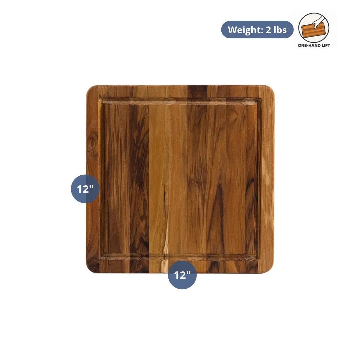 Teakhaus Essential Teakwood Cutting Board, Brown - photo 6