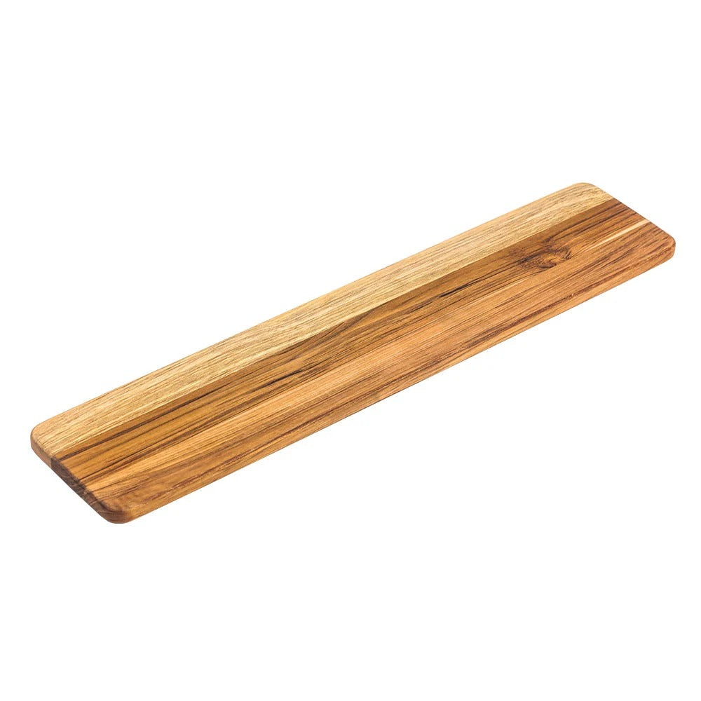 Teakhaus 408 Essential Teakwood Bread Board, 5" x 22", Brown - photo 3