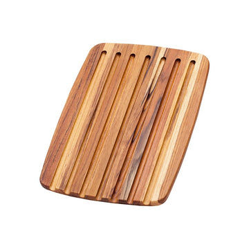 Teakhaus 409 Essential Teakwood Bread Board, 11" x 16", Brown - Default Title