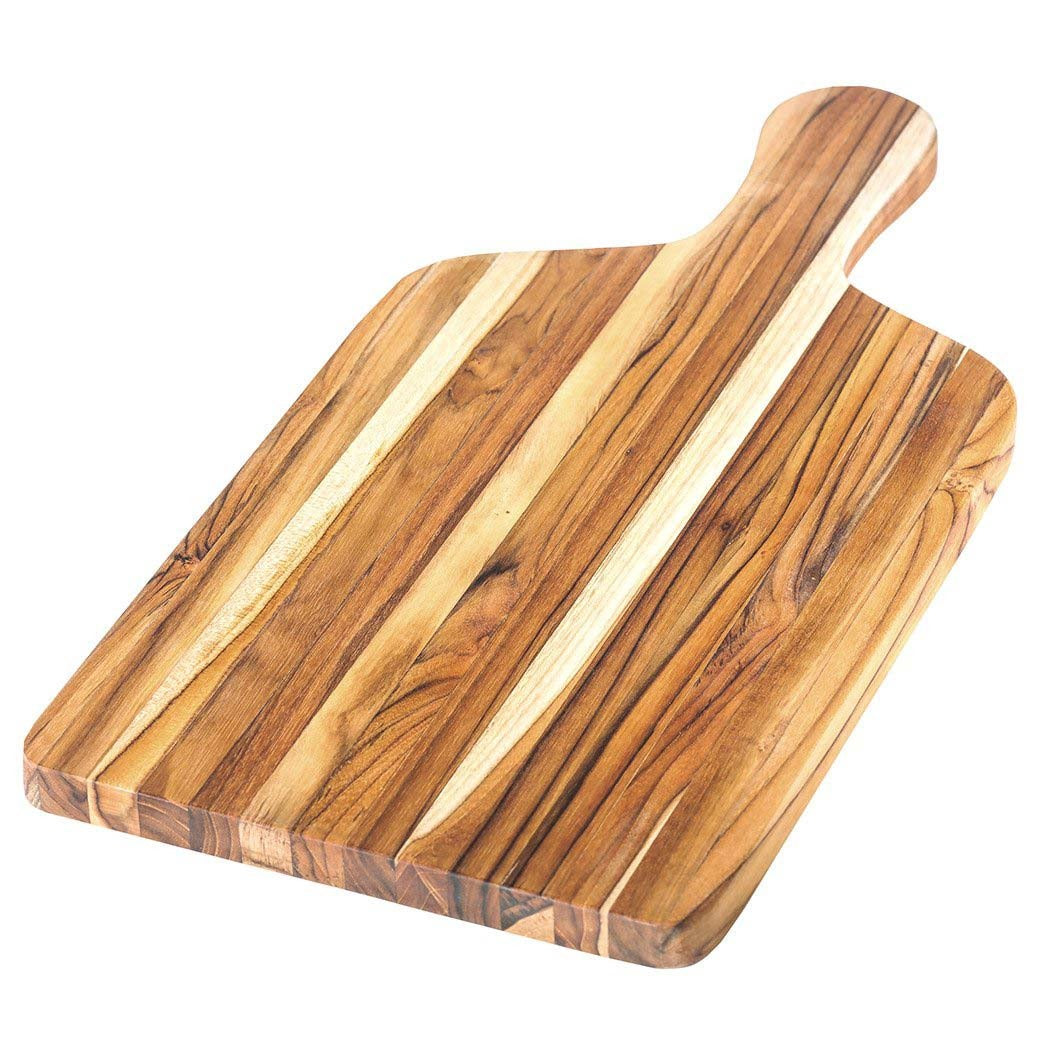 Teakhaus Marine Teakwood Serving Board, 20" Long, Brown - 10"