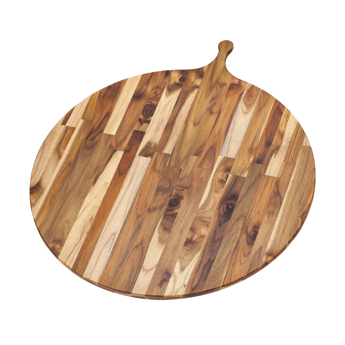 Teakhaus Specialty Atlas Teakwood Serving Board, 1/2" High, Brown - 18"