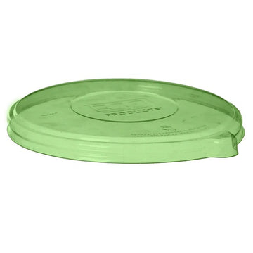 Eco-Products EP-BLLIDGN Veridian WorldView PLA Plastic Lid, 7 13/16" Diameter, Green, 400/Case - Default Title