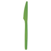 Eco-Products Veridian Cutlerease PLA Plastic Fork, 6" Long, Green, 960/Case - Knife