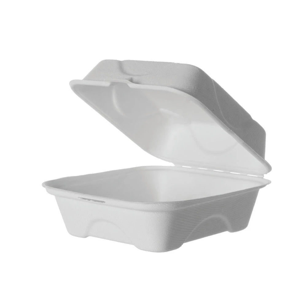 Eco-Products Vanguard Container, White - 6" x 6"