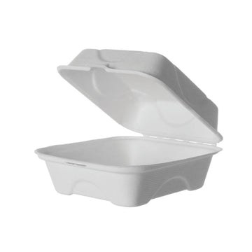 Eco-Products Vanguard Container, White - 6" x 6"