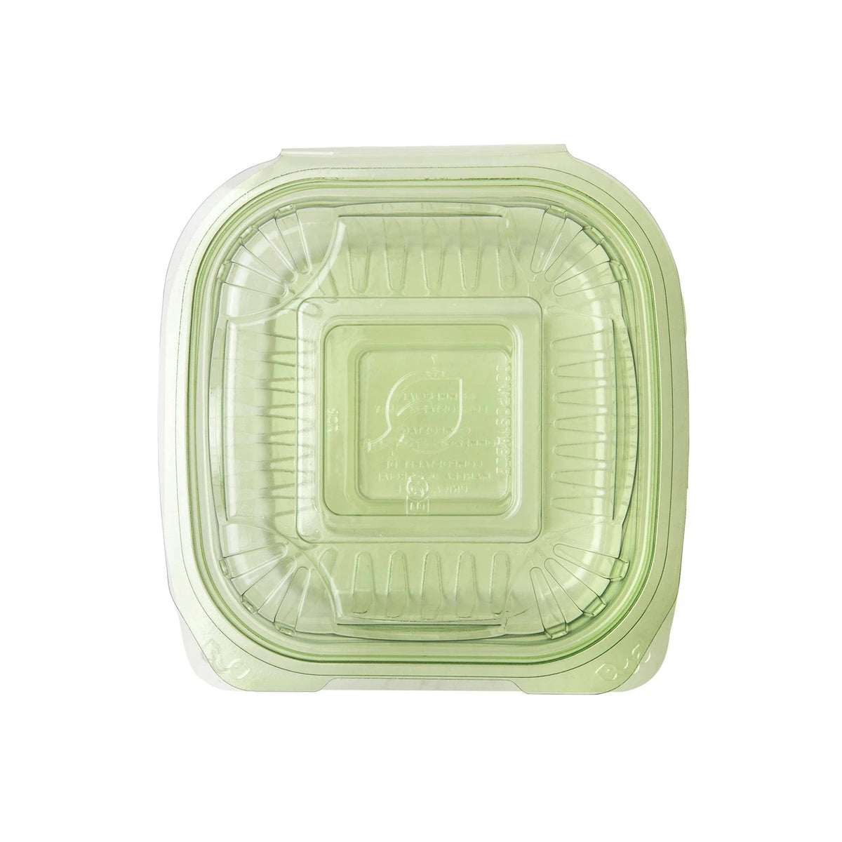 Eco-Products PLA Plastic Clamshell Container, 5 3/4" x 5 7/8", 240/Case - photo 4