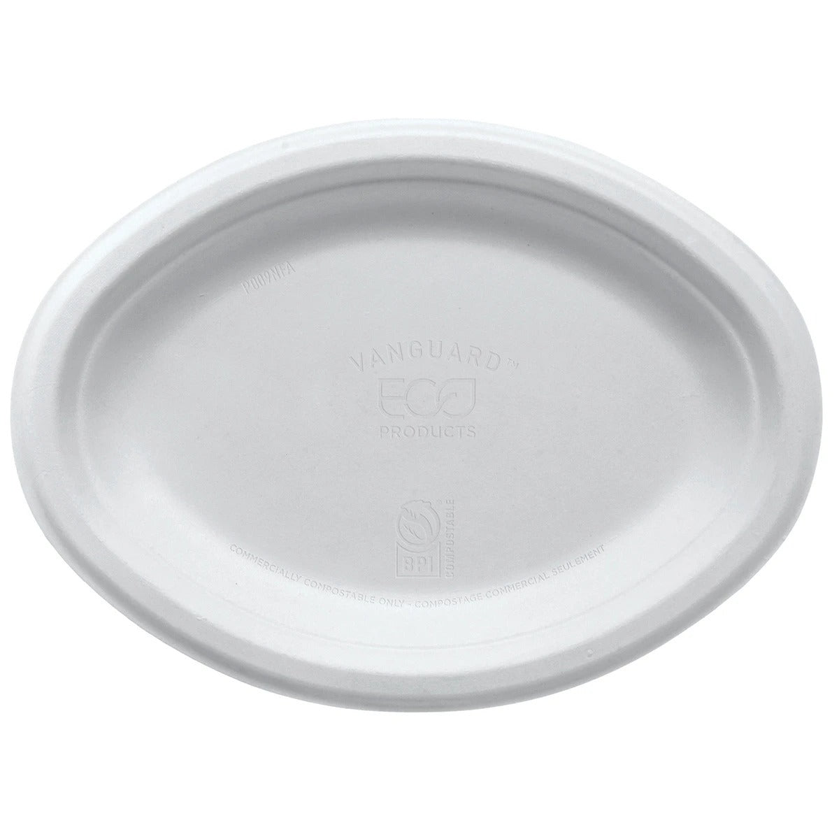 Eco-Products EP-P009NFA Vanguard Plate, 7" x 10", White, 500/Case - Default Title