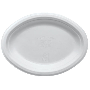 Eco-Products EP-P009NFA Vanguard Plate, 7" x 10", White, 500/Case - Default Title