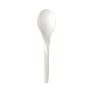 Eco-Products EP-S014 CPLA Plastic Soup Spoon, 6" Long, White, 1,000/Case - Default Title