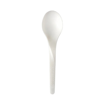 Eco-Products EP-S014 CPLA Plastic Soup Spoon, 6" Long, White, 1,000/Case - Default Title