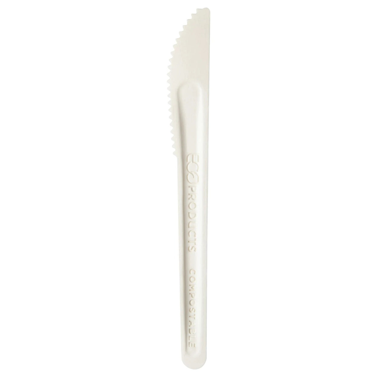 Eco-Products Paper Knife, White - 6 1/2" Knife 1,000/Case
