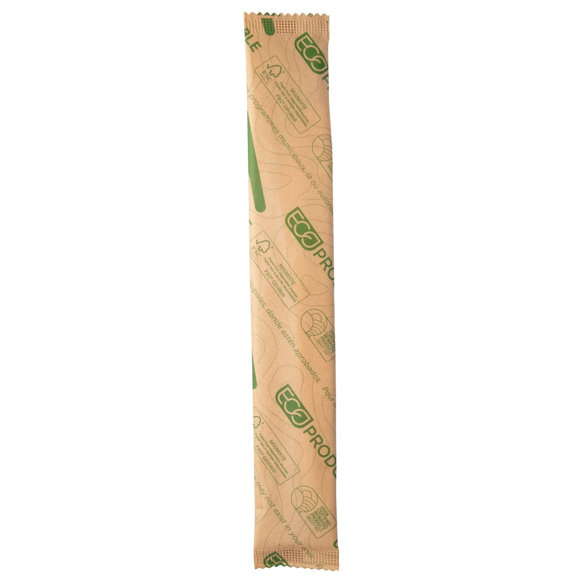 Eco-Products Paper Knife, 6 1/2" Long, White - photo 2