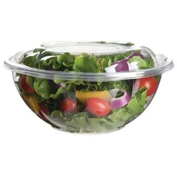 Eco-Products PLA Plastic Salad Bowl, Clear, 150/Case - 24 oz.