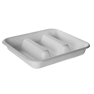 Eco-Products EP-SCS73NFA Vanguard Worldview Container, 7" x 7", White, 300/Case - Default Title