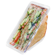 Eco-Products EP-SWH3 PLA Plastic Container, 3 1/4" x 6 7/8", Clear, 500/Case - Default Title