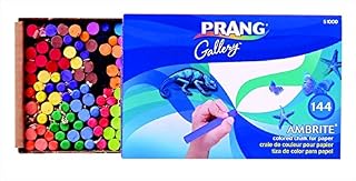 Prang 001314 Ambrite Non-Toxic Colored Drawing Chalk, Set of 144