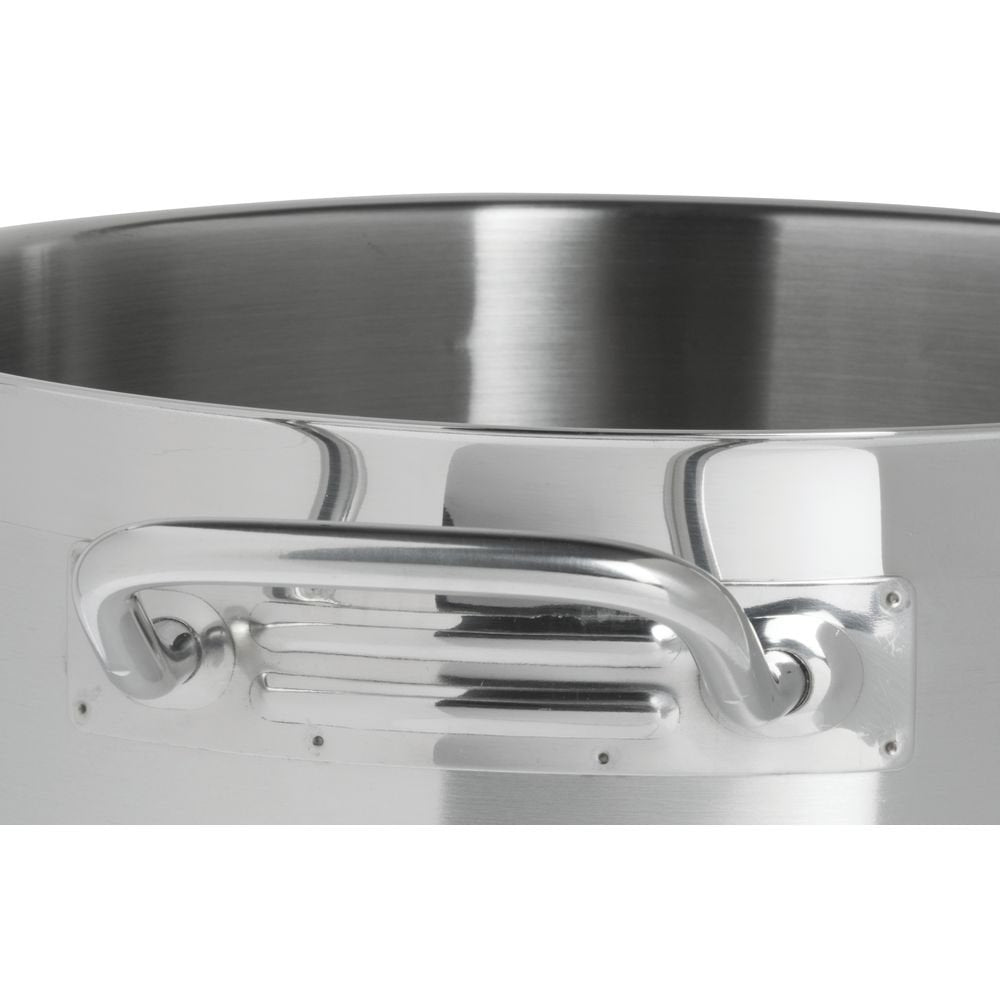 Stock Pot 19 Quart Stainless - 11 4/5"Dia x 10 1/4"H by HUBERT – 19 Quarts, Stainless Steel, Silver, Model 103018