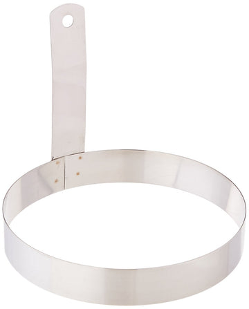 Round Egg Ring by Winco – 1 Count (Pack of 1), Stainless Steel, Model egr-6