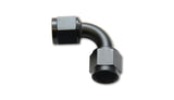 Female Union Adapter 90 Degree Size:16 AN by Vibrant Performance – Stock, Aluminum, Black, Model 10736