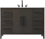 Mocha Brown Millie Bathroom Vanity by Elegant Lighting
