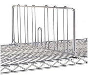 METRO Super Adjustable/Erecta Stainless Steel Shelf Divider for 14" Wide Shelves, 8" High