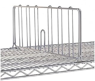 METRO Super Adjustable/Erecta Stainless Steel Shelf Divider for 14" Wide Shelves, 8" High