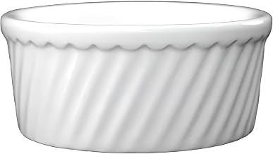 Souffle Swirl Dish, 21 Oz, Europn Wht, PK24