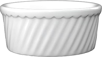Souffle Swirl Dish, 21 Oz, Europn Wht, PK24