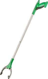 UNGER NT080 Nifty Nabber Trigger-Grip Extension Arm, 32in, Aluminum/Green