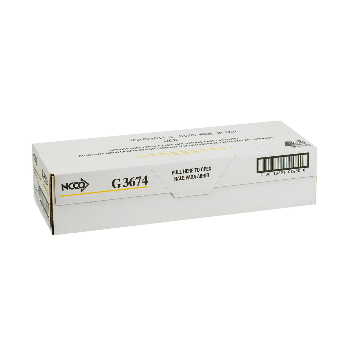 National Checking Company Guest Check Board - 1 Part Green by NCCO – Paper, Pack of 2500