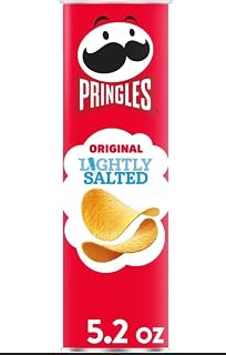 Pringles Potato Chips - 4 cans (Lightly Salted 5.2oz)