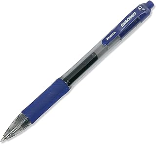 AbilityOne Retractable Gel Pen - Medium Point, Blue Ink 7520-01-647-3136: Dozen, 12 Item(s)