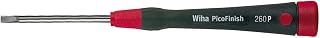 Wiha 26029 Slotted Screwdriver with PicoFinish Handle, 2.0 x 40mm