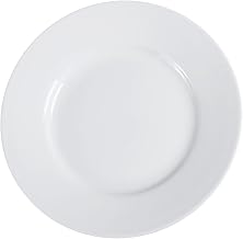 Yanco AC-6 ABCO Bread Plate, 6.25" Diameter, Porcelain, Super White, Pack of 36