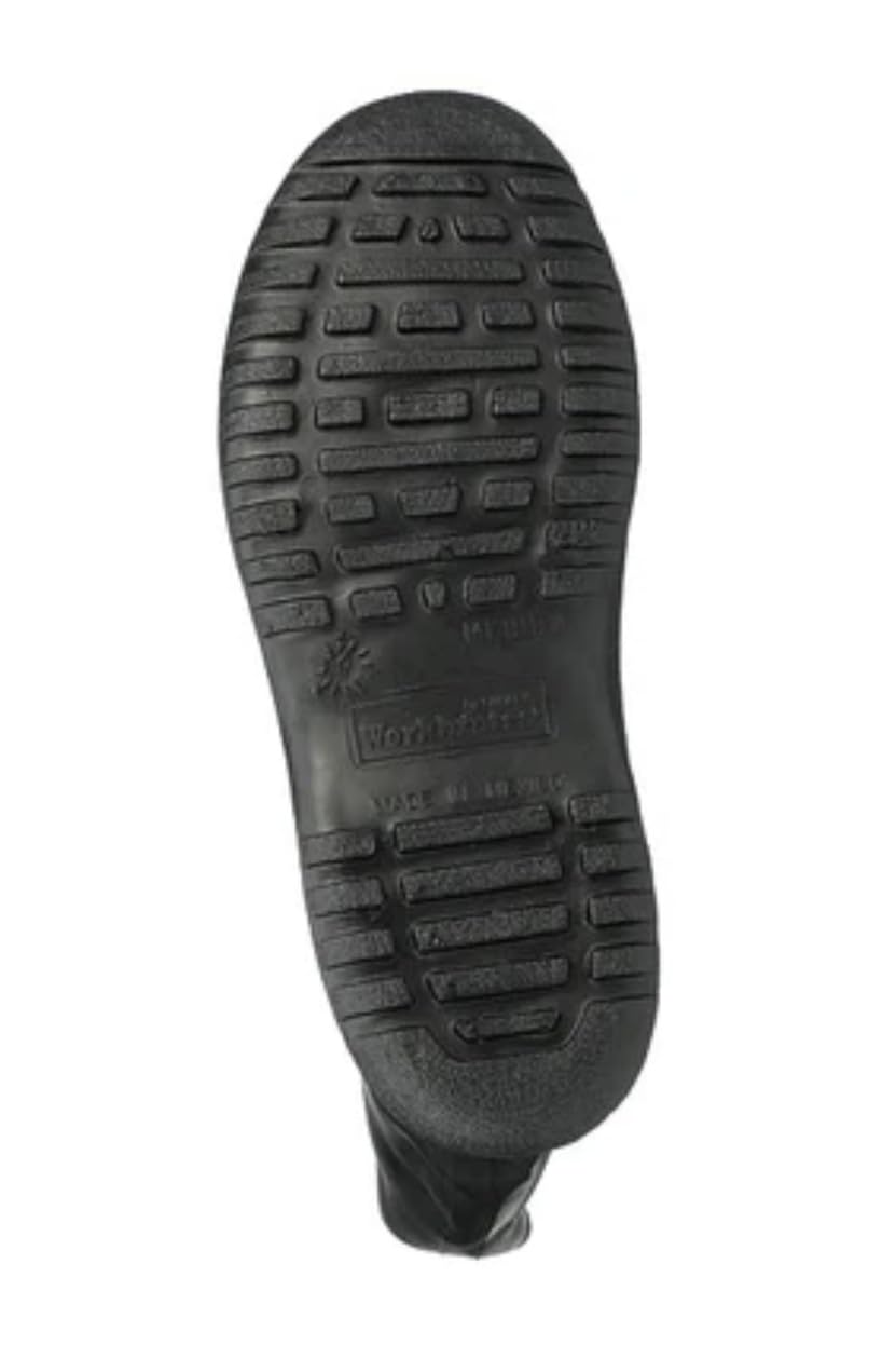 Workbrutes Rubber Overshoe by TINGLEY – 11-13, Polyvinyl Chloride, Black, Model 35121