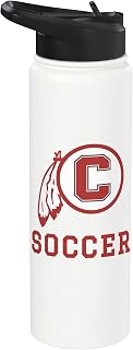 Carlisle High School Blue Aces Soccer Stainless Steel Insulated Water Bottle