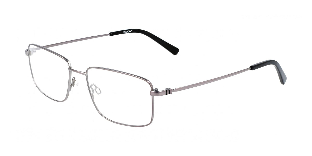 Eyeglasses H 6052 070 Matte Gunmetal by Flexon – Lens-53 Bridge-17 B-35.4 Temple-145mm, Cellulose, Matte Gunmetal, Model FLEXON H6052 59325