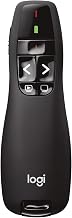 Logitech Wireless Presenter R400 USB A PowerPoint Clicker with Laser | USB-A connection, PowerPoint clicker, presentation remote control