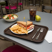 Carlisle FoodService Products Chocolate Brown / 1 / 0.7" x 0.5" x 0.3" Serving Trays