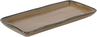 Tuxton GAJ-550 Vitrified China Artisan Tray, 11-5/8" x 5-1/8", Mojave (Pack of 12),