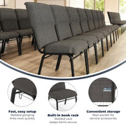 Flash Furniture Java Fabric/Black Frame / Set of 1 / Classic Chairs