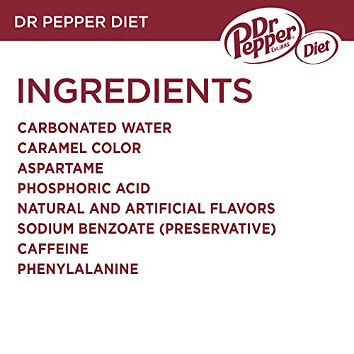 Dr Pepper Diet / 7.5 Fl Oz (Pack of 6) / 0 Soft Drinks