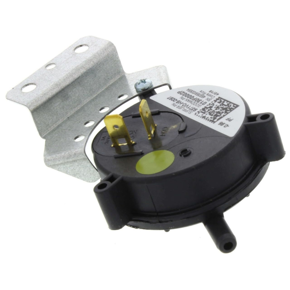 0130F00002P Pressure Switch - Diaphragm Actuator by Goodman – Metal, Black, Model 5208678