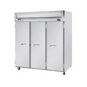 Beverage-Air HFS3-5HG 3 Section Glass Half Door Reach-In Freezer 74 cu. by Beverage Air – Gray, Model HFS3-5S