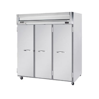 Beverage-Air HFS3-5HG 3 Section Glass Half Door Reach-In Freezer 74 cu. by Beverage Air – Gray, Model HFS3-5S