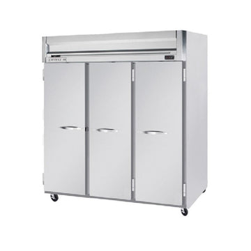 Beverage-Air HFS3-5HG 3 Section Glass Half Door Reach-In Freezer 74 cu. by Beverage Air – Gray, Model HFS3-5S